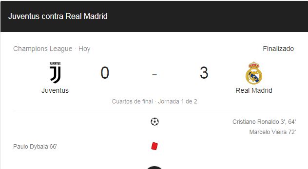 Madrid - juventus