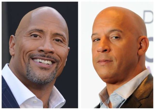 Dwayne Johnson y Vin Diesel.