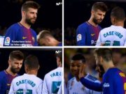El vacile de Piqué a Casemiro