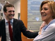 Casado presenta 5.000 avales; Cospedal, más de 3.200, y Santamaría no lo detalla