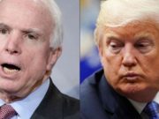Trump no asistirá al funeral de McCain