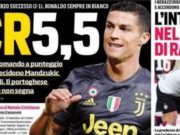 Cristiano Ronaldo recibe sus primeras críticas por parte de la prensa italiana