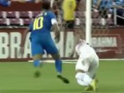 La desesperación de Neymar
